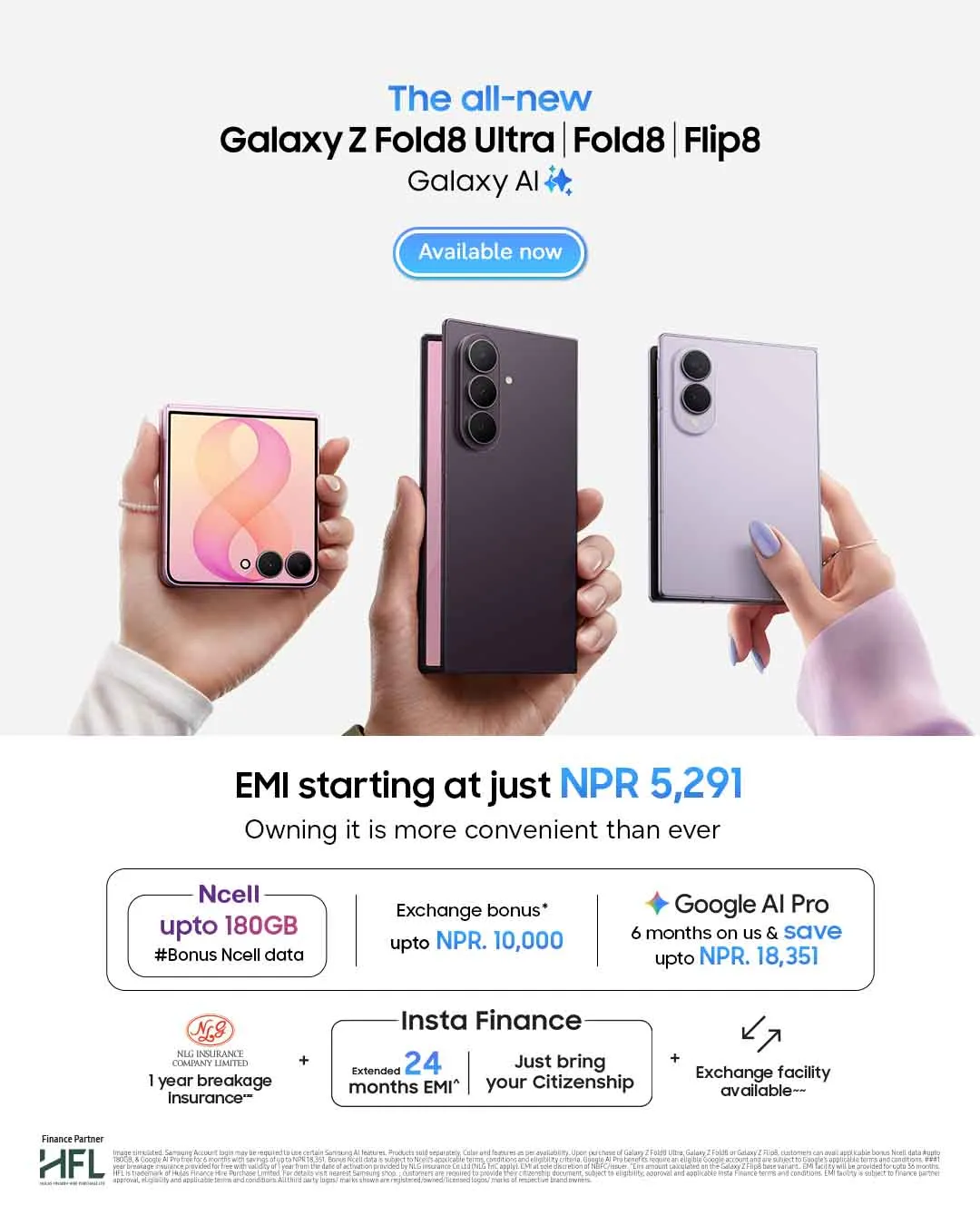 Samsung newly launched Galaxy Z Fold8 Ultra, Fold8, Flip8, Watch Ultra2, and Watch9 – Now Available in Nepal