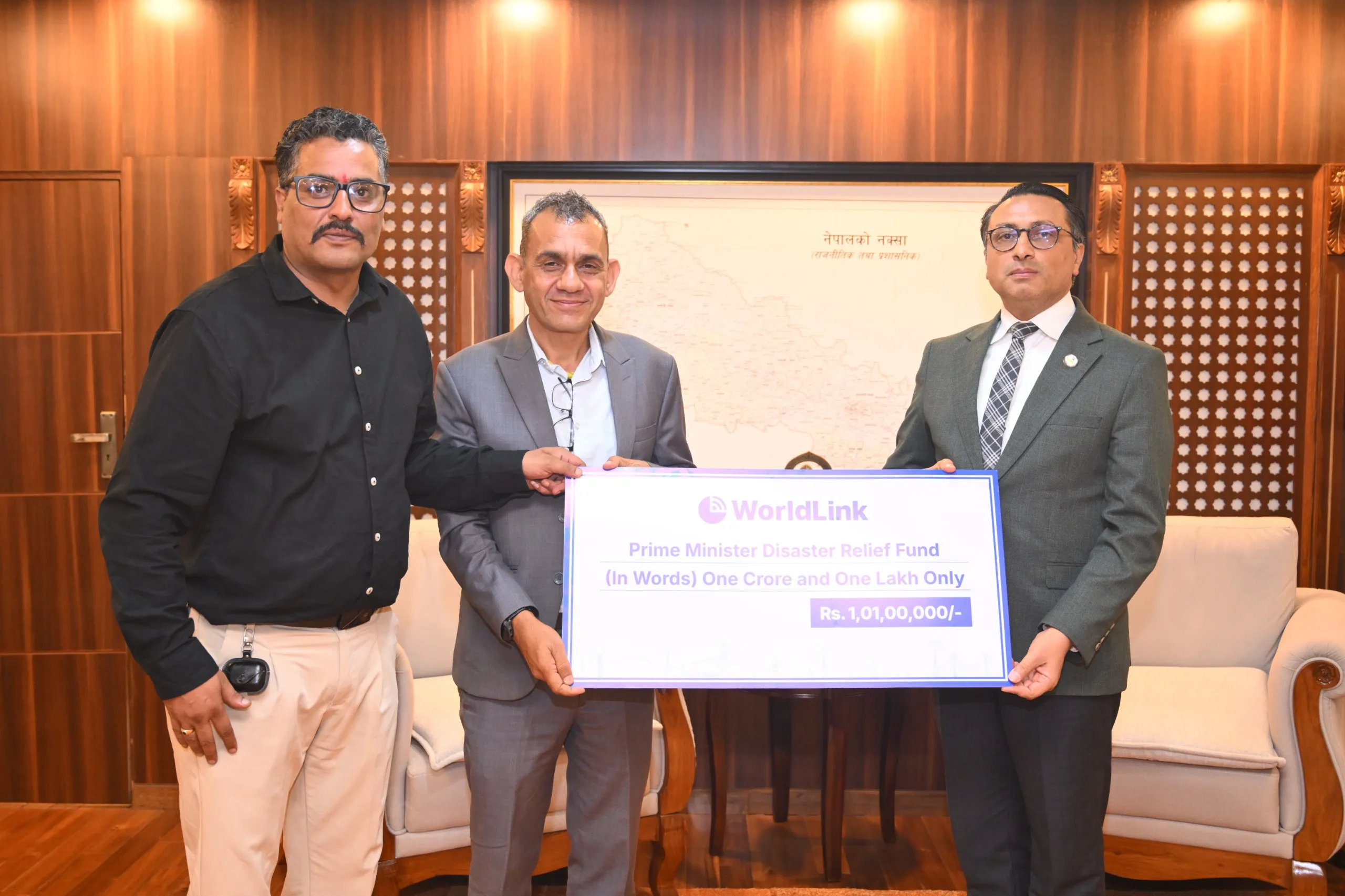 WorldLink Donates Rs. 10.1 Million to Flood Victims