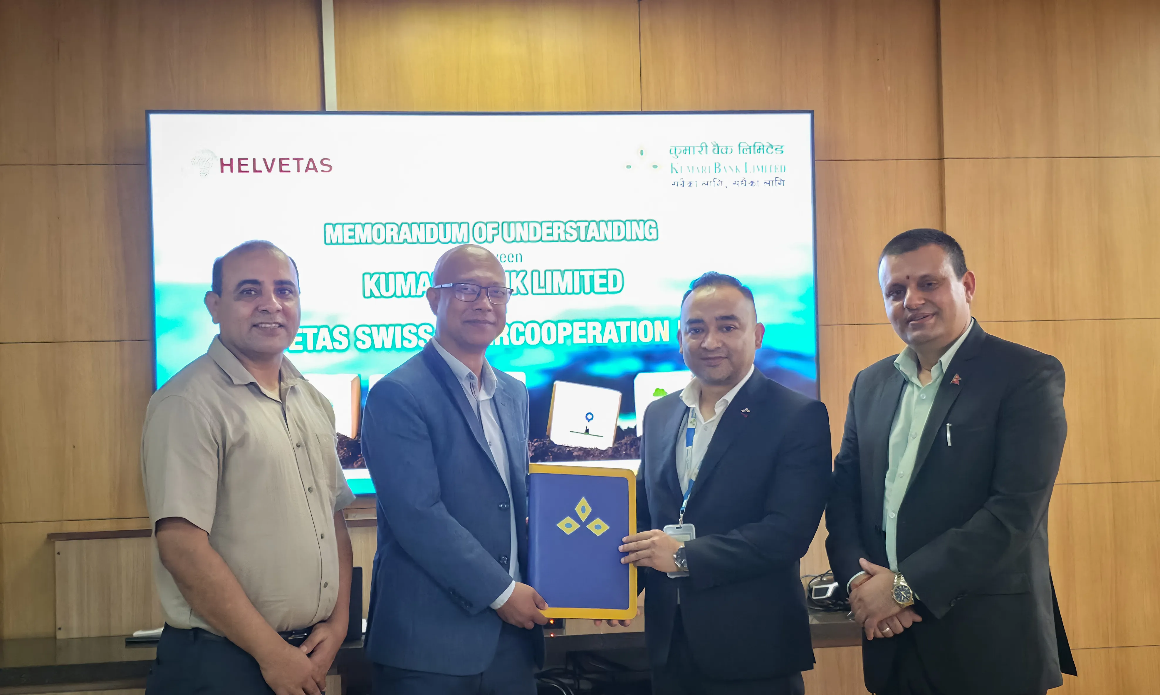 Kumari Bank Limited and HELVETAS Nepal Partner to Advance Green Enterprise Financing.